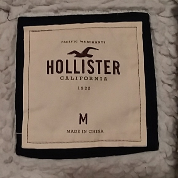 HOLLISTER CALIFORNIA DARK BLUE LINED JACKET - Picture 5 of 7
